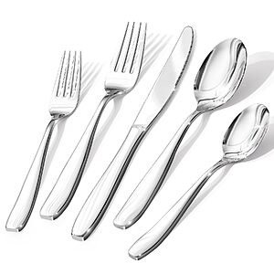 Amazon – HIKAA 40-Pc Stainless Flatware Set for 8 $24.99 w/ Code