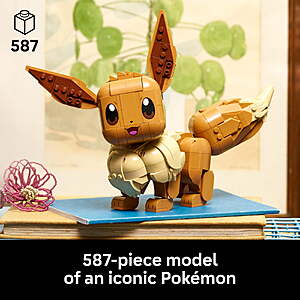 587-Pc LEGO Pokemon Eevee Posable Figure Building Set $47.95 + Free Shipping