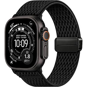 TreasureMax Stretchy Nylon Apple Watch Sport Band w/ Magnetic Clasp (38-49mm, Various Colors) $4.99 + Free Shipping w/ Prime or on $35+