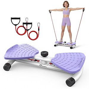 SolidFit Waist Twister Exercise Board w/ 326-Lb Weight Capacity & Non-Slip Surface (Purple or Light Pink) $19.94 + Free Shipping w/ Prime or on $35+
