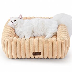 [Prime] Bedsure ComfyFleece Faux Fur Dog & Cat Bed w/ Raised Sides (Various Sizes) from $16.19 + Free Shipping
