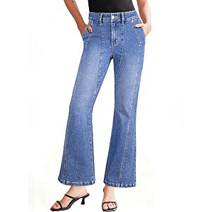 Astylish Women's High Waisted Stretchy Bootcut Jeans $14.99 + Free Shipping w/ Prime or orders $35+
