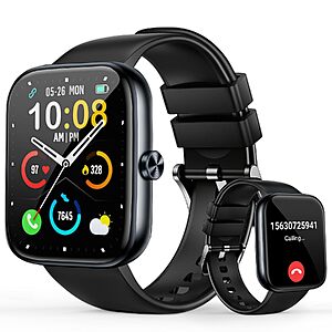 MFVLP 1.83" HD Fitness Watch w/ Bluetooth Calling, 110+ Sports Modes & IP68 Waterproofing (Various Colors) $7.99 + Free Shipping w/ Prime or on $35+