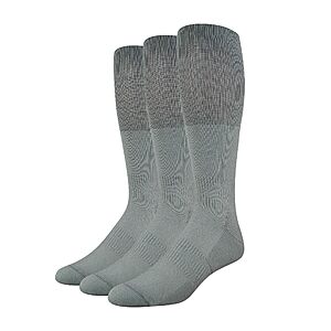$3.99 3-Pairs Amazon Essentials Men's Soccer Socks, Over-the-Calf (size 13-15 only)