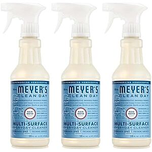 [AC] $9.53 | 3-Pack 16-Oz MRS. MEYER'S CLEAN DAY All-Purpose Cleaner Spray (Rain Water) at Amazon