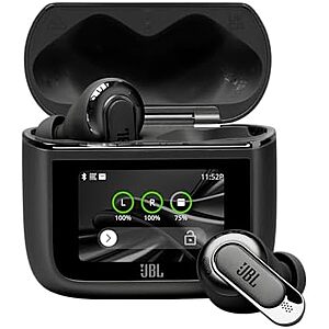 $199.95* | JBL Tour Pro 3 True Wireless Earbuds, Smart Noise Cancelling - Black at Amazon