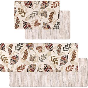 2-Piece U'Artlines Reversible Anti Fatigue Non Slip Cushioned Kitchen Mats $13.99 + shipping if free w/ Prime or on 35+