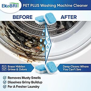 Washing Machine Enzyme Tablets for Pet Hair