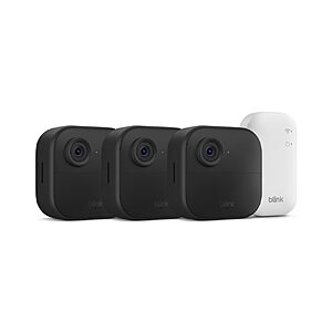 Blink Outdoor 4 3-Camera System + Wired Doorbell 2K+ $74.99 + Free Shipping