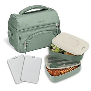 Bentgo 4-Piece Deluxe Bento Classic Lunch Set w/ Insulated Bag & Ice Packs $23 + Free Shipping w/ Walmart+ or on $35+