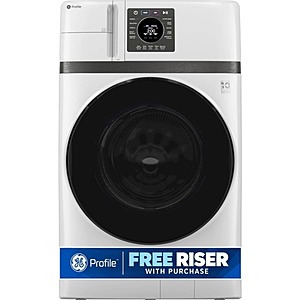 GE Profile with Pet Hair Removal 4.6-cu ft Ventless All-In-One Washer Dryer Combo ( White ) | PFQ83HSLWWW $1999
