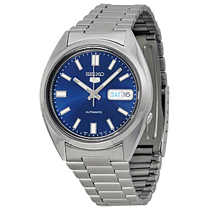 SEIKO 5 Automatic Blue Dial Stainless Steel Men's Watch Item No. SNXS77 $179