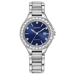 CITIZEN Ladies' Eco-Drive Crystal 31mm Stainless Steel FE1190-53L $292.04