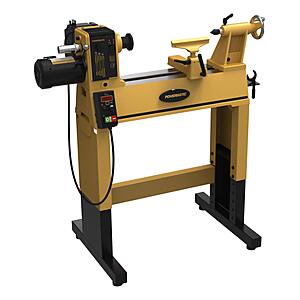 Powermatic 14" x 20" Variable Speed Woodworking Lathe with Open Stand, Reversible Wood Turning Machine, 1 HP, 120V 1Ph (PM2014) $1999