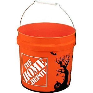 2  gal. Orange Halloween Bucket only 88 cents $0.88