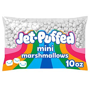 95 cents or less S&S AMZ    Jet-Puffed Mini Marshmallows, 10 oz Bag