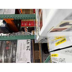 [Costco Members] - In Store: Excello Global Products 10 ft. String Light Pole, 2-pack $29.97