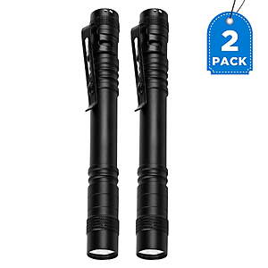 2-Pack Daybetter AAA Inspection Pen Flashlight w/ Pocket Clip $9.99 + Free Shipping w/ Walmart+ or on $35+