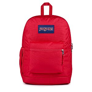 JanSport 26L Cross Town Plus Backpack, Red Tape | 15 inch Padded Laptop Sleeve, Water Bottle Pocket, Commuter Rucksack for Travel with code U9O7W7C5 $14.48
