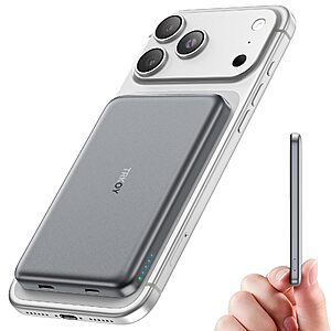 TRKOY 5000mAh Magsafe Portable Charger/Power Bank with USB-C $17