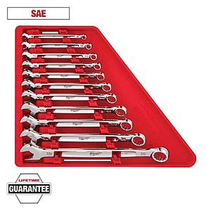 Milwaukee Combination SAE Wrench Mechanics Tool Set (11-Piece) $59.97