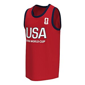 Outerstuff Men's USA World Cup Soccer Sleeveless V-Neck Basketball Jersey (Small) $14.83 + Free Shipping w/ Prime or on $35+