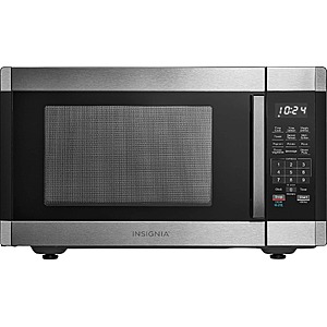 Insignia™ - 1.6 Cu. Ft. Countertop Microwave with Sensor Cooking and Inverter Technology - Stainless Steel $119.99 Bestbuy.com