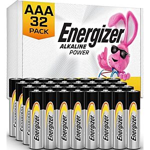 [SnS] $14.18* | 32-Count Energizer Alkaline Power AAA Batteries at Amazon (44.3￠ each)