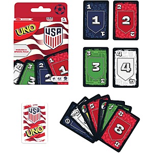 Mattel - UNO United States Soccer Federation Card Game on Clearance $5.99