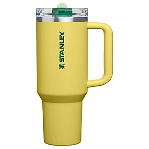 40-Oz  STANLEY Quencher ProTour Flipstraw Tumbler w/ Built-In Straw & Handle (Daffodil Emerald) $29.97 + Free Shipping w/ Prime or on $35+