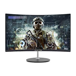 $77.97 FS AMAZON Sceptre Curved 24-inch Gaming Monitor 1080p R1500 98% sRGB HDMI x2 VGA Build-in Speakers, VESA Wall Mount