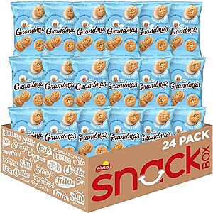 [SnS, AC] $5.38 | 24-Pack 3.71-Oz Grandma's Mini Cookies (Vanilla Crèmes) at Amazon