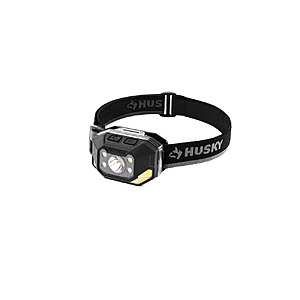 Husky 850 Lumens Dual Power LED Rechargeable Wide Angle Headlamp YMMV @ Home Depot $19.97