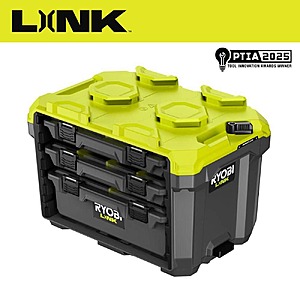 RYOBI LINK SlotBox Organizer Drawer Tool Box Kit @ Home Depot $49.98