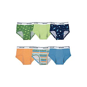 6 Pack Fruit of the Loom Toddler Boy's 100% Cotton Potty Trainers Brief Underwear (Size 2T-3T) $4.23 + Free S&H w/ Walmart+ or on $35+ or Free Store Pickup at Walmart
