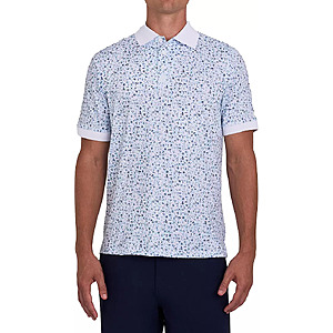 Bad Birdie Men's Evolution Ridge Performance Golf Polo (Salt Shaker/Pale Blue) $14.98 + Free Shipping on $49