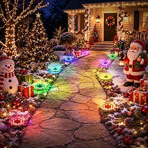 10-Pack SOLPEX Color Changing Solar Christmas Lights $13.99 + Free Shipping w/ Prime or on $35+