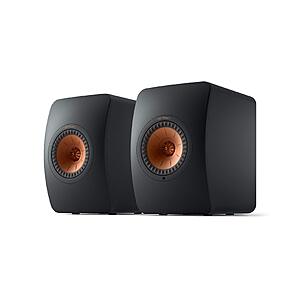 KEF LS50 Wireless II Active HiFi Speakers, Carbon Black | Active Wireless Hi-Fi Bookshelf Speakers | Spotify Connect, AirPlay 2, Chromecast $2199.99