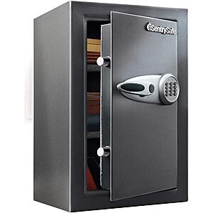 SentrySafe XX-Large Black Floor Safe with Digital Coded Keypad, Gun Safe for Handgun or Other Valuables, 2.2 Cubic Feet, T6-331 $449