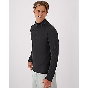 Hanes Cool DRI Men's Quarter Zip Pullover Long Sleeve Cool DRI Lightweight UPF rating of 40 $5.69