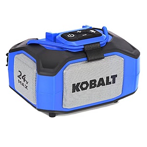 Kobalt 10 -Watt Bluetooth Outdoor Blue 1 Speaker Set @ Lowe’s $49