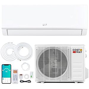 [Prime] $485.99* | COSTWAY Blast Pro 12000 BTU 20 SEER2 Mini Split Air Conditioner & Heater at Amazon