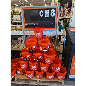 YMMV: Home Depot 2 gal. Halloween Bucket $0.88