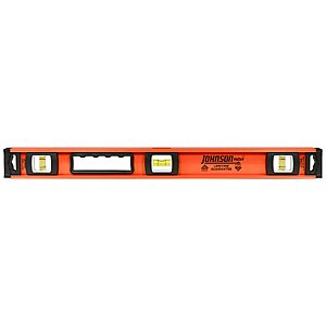Johnson Level Aluminum 24-in 3 Vial I-beam level in Orange @ Lowe’s $14.98