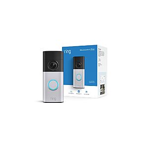 Ring Wired Doorbell 2K Plus (Newest Model, Nickel Silver) $99.99 + Free Shipping