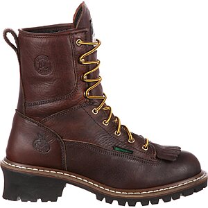 Georgia Boot Steel Toe Waterproof Logger Boot (Chocolate, Regular and Wide Widths $73.80 + Free Shipping