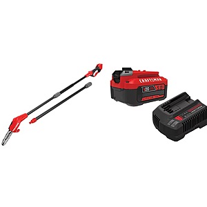 CRAFTSMAN V20 20-Volt Cordless 8.0-in Pole Saw Kit with 5.0Ah Lithium-Ion Battery and Charger $139