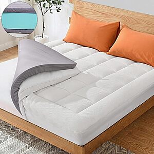 3" NEXHOME PRO Dual-Layer Cooling Gel Memory Foam Mattress Topper w/ Bamboo Pillow Top (King) $49.99 + Free Shipping