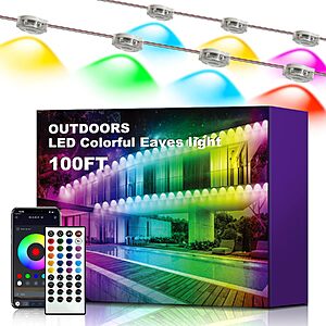 Amazon – XINKAITE 100FT Permanent Outdoor Lights - $29.99 w/ Code