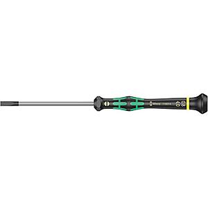 $5.33* | Wera Kraftform Micro 2035 Slotted Electronics Precision Screwdriver (4mm x 80mm) at Amazon